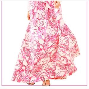 Lilly Pulitzer X Goop Maxi Skirt